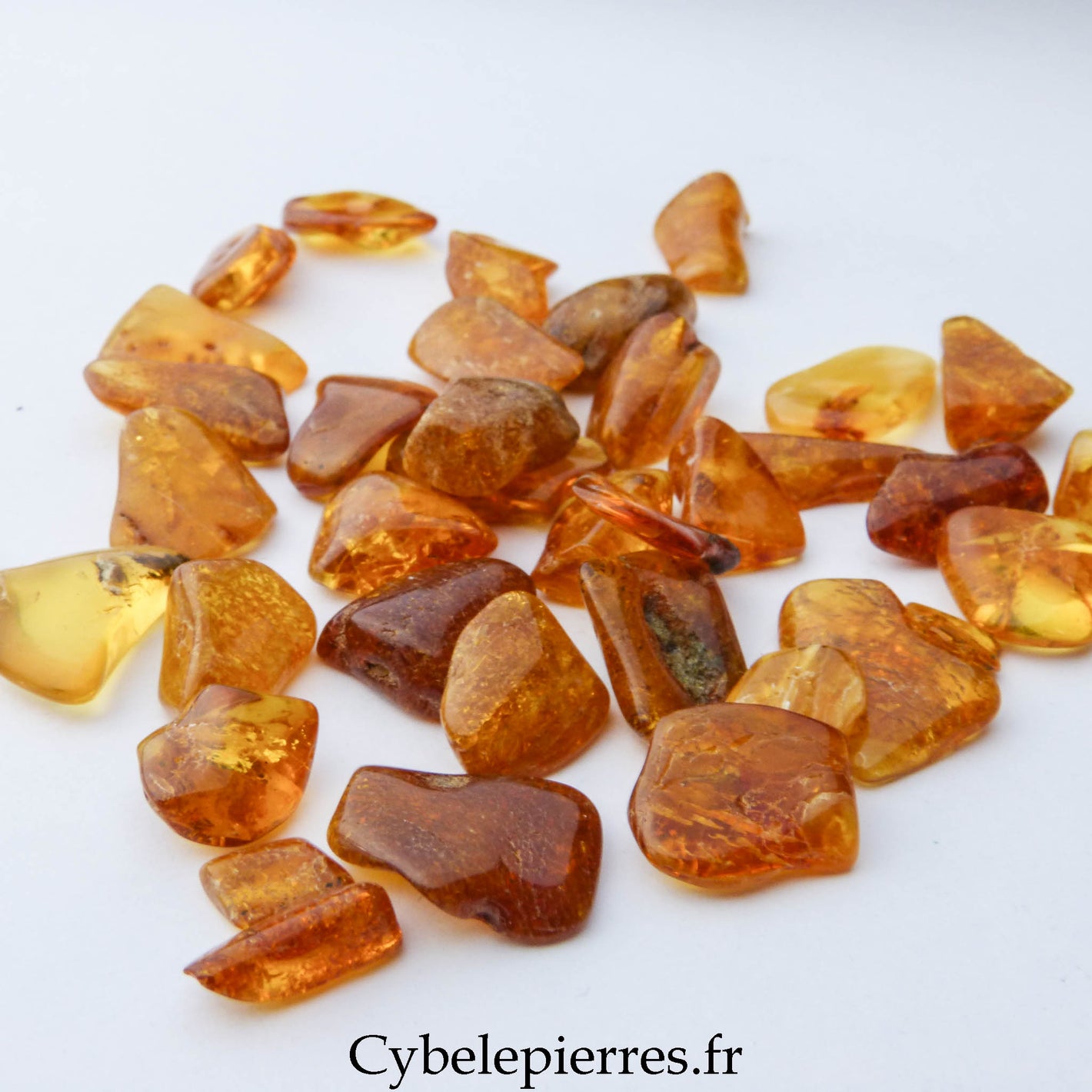 Ambre Extra pierre roulée – Chance et Protection