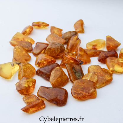 Ambre Extra pierre roulée – Chance et Protection