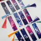Marque-Pages Astro en Aluminium – 12 Signes du Zodiaque | Fond Galaxie