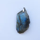 Pendentif Labradorite semi-polie (4cm)
