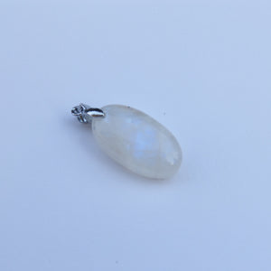 Pendentif Péristérite (Labradorite blanche)- 20mm