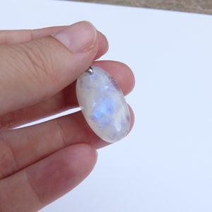 Pendentif Péristérite (Labradorite blanche)- 20mm
