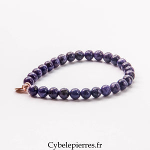 Bracelet Charoïte (6 mm) – 16 à 21 cm | Transformation, Sérénité et Confiance