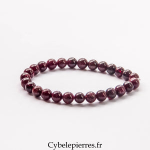 Bracelet Grenat (6mm) – 18 cm | Énergie et Vitalité