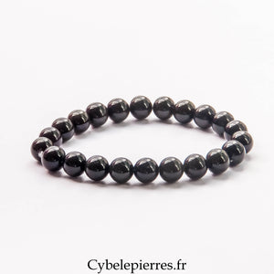Bracelet Obsidienne Oeil Celeste (8mm) - 17cm