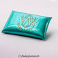 Pochette Verte avec texte  (Format S : Taille 9cm x 6cm)