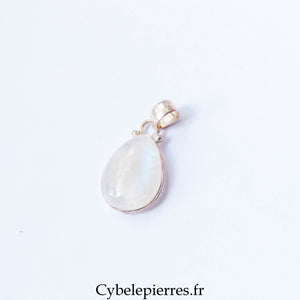 Pendentif Péristérite (Labradorite blanche)- 20mm