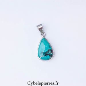 Pendentif Goutte - Chrysocolle (25 mm) | Créativité et Harmonie