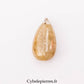 Pendentif Quartz Rutile (40mm) | Force, Vitalité et Équilibre