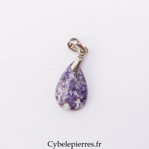 Pendentif Lépidolite (20mm) – Apaisement et Réflexion | Argent 0.925