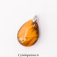 Pendentif Goutte Œil de Tigre | Intuition et Protection
