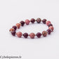 Bracelet "Ca ira" - Lépidolite et Rhodonite (8mm) - 18cm