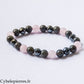 Bracelet Magie – Labradorite et Quartz rose (8 mm) – 19 cm | Protection douce et Équilibre émotionnel