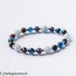 Bracelet Évasion de l’esprit – Aigue-marine, Cyanite et Iolite (6 et 8 mm) – 18 cm | Clarté mentale et Lâcher-prise