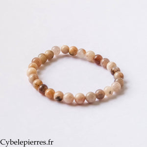 Bracelet Je Rayonne – Pierre de Soleil (6 mm) – 17 cm | Joie et Vitalité