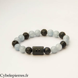Bracelet Gémeaux (8 mm) - 16 à 21 cm | Clarté, maîtrise et apaisement