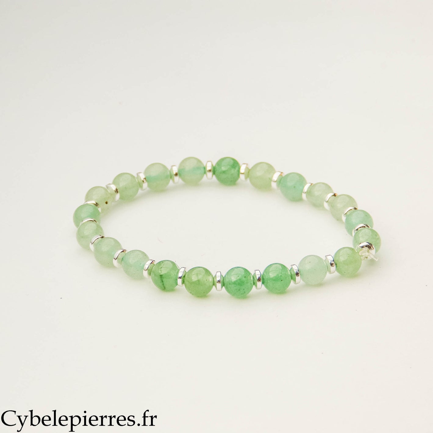 Bracelet Aventurine Verte (6mm) | Créativité et Apaisement