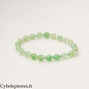 Bracelet Aventurine Verte (6mm) | Créativité et Apaisement