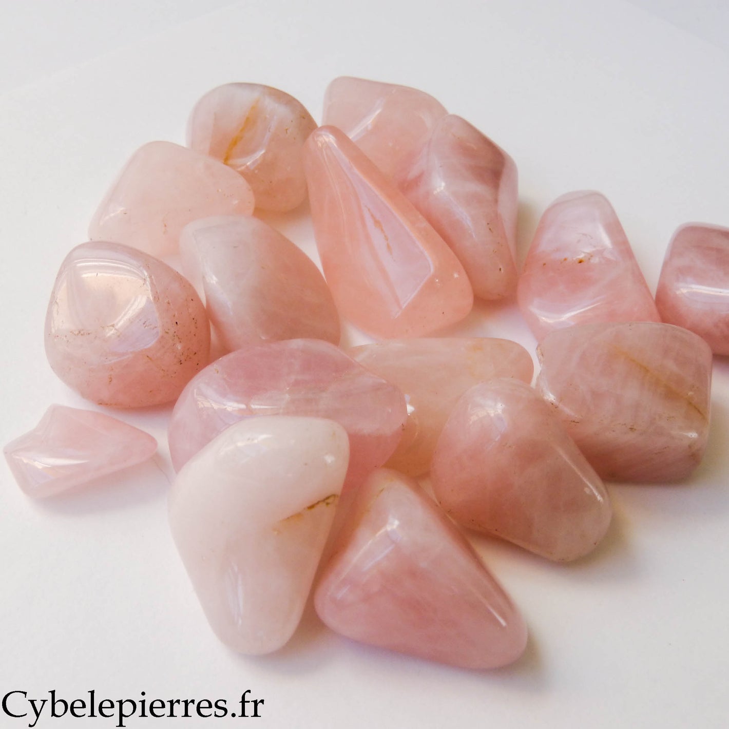 Quartz Rose roulée Extra - Brésil | Douceur et Harmonie