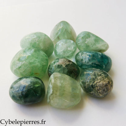 Fluorita verde extra enrollada - China | Piedra verde
