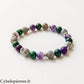 Emotions Bracelet - Malachite, Labradorite, and Amethyst (8 mm) - 19 cm | Balance and Protection