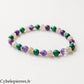 Bracelet Emotions – Malachite, Labradorite et Améthyste (6 mm) – 18 cm | Équilibre et Protection (Copie)