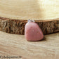 Colgante Ópalo rosa - 25 mm