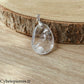 Pendentif Cristal de roche - 25 mm