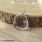 Pendentif Cristal de roche - 25 mm