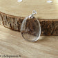 Pendentif Cristal de roche - 25 mm