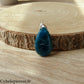 Pendentif Goutte - Apatite Bleue (30mm)