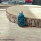 Pendentif Goutte - Apatite Bleue (30mm)