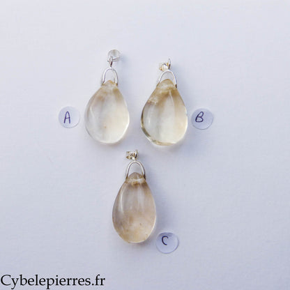 Pendentif Citrine - 20 mm