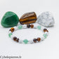 Universal Connection Bracelet - Aventurine, Tiger's Eye, and Howlite (6mm) - 18cm