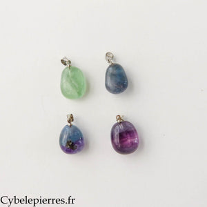 Colgante de fluorita natural - 18 mm