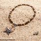 Bracelet Summer - Psamathée - Œil de tigre et Obsidienne dorée (3-4 mm) - 18 cm | Protection et confiance