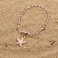 Bracelet Summer - Thétis - Quartz rose et Aventurine rouge (3-4 mm) - 18 cm | Tendresse et vitalité