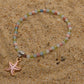 Bracelet Summer - Calypso - Rhodochrosite, Aigue-marine et Péridot (3-4 mm) - 19 cm | Joie et harmonie