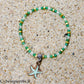 Bracelet Summer - Mélia - Chrysoprase et Jade (3-4 mm) - 18 cm | Renouveau et optimisme