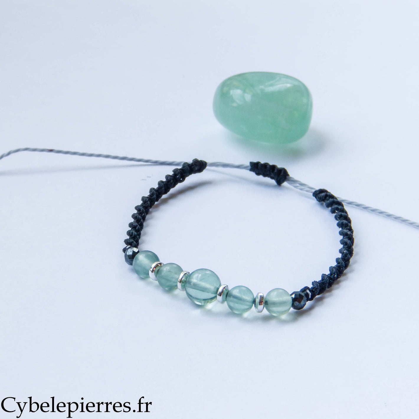 Bracelet réglable Fluorite