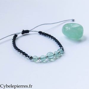 Bracelet réglable Fluorite
