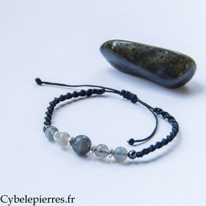 Bracelet réglable Labradorite