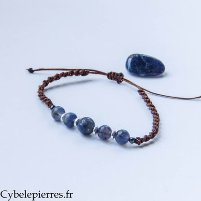Bracelet réglable Iolite