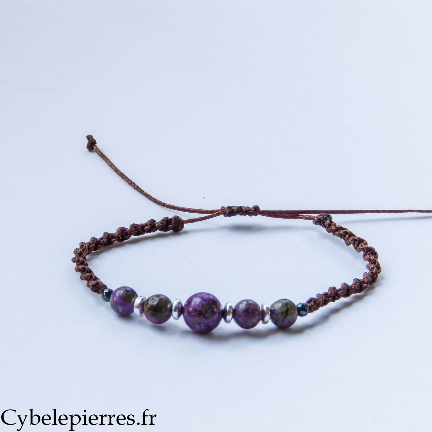 Bracelet réglable Stichtite