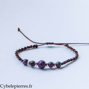 Bracelet réglable Stichtite