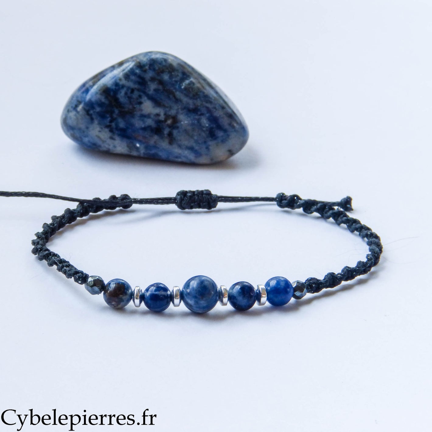 Bracelet réglable Sodalite