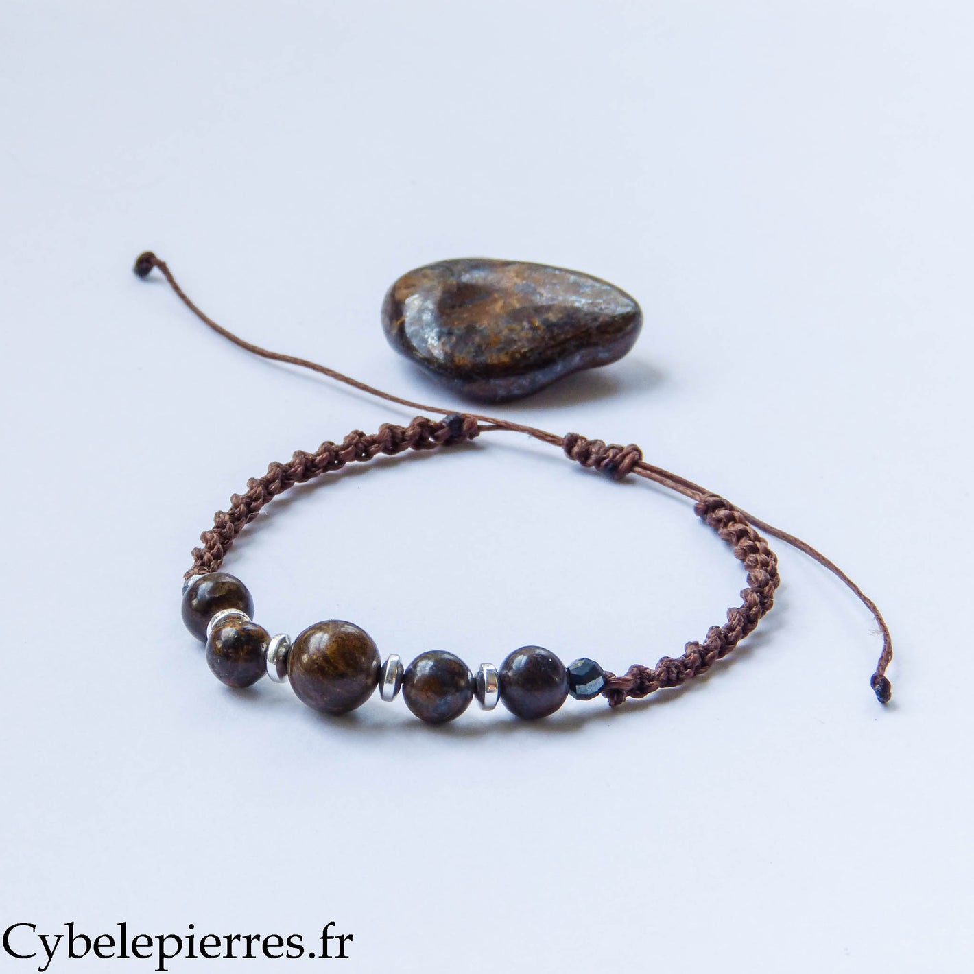 Bracelet réglable Bronzite