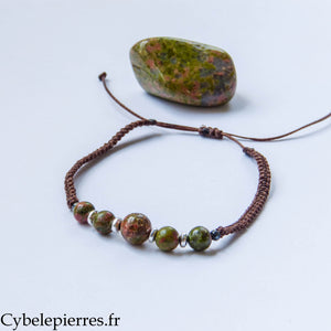 Bracelet réglable Unakite