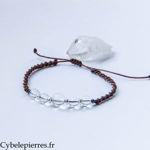 Bracelet réglable Cristal de roche