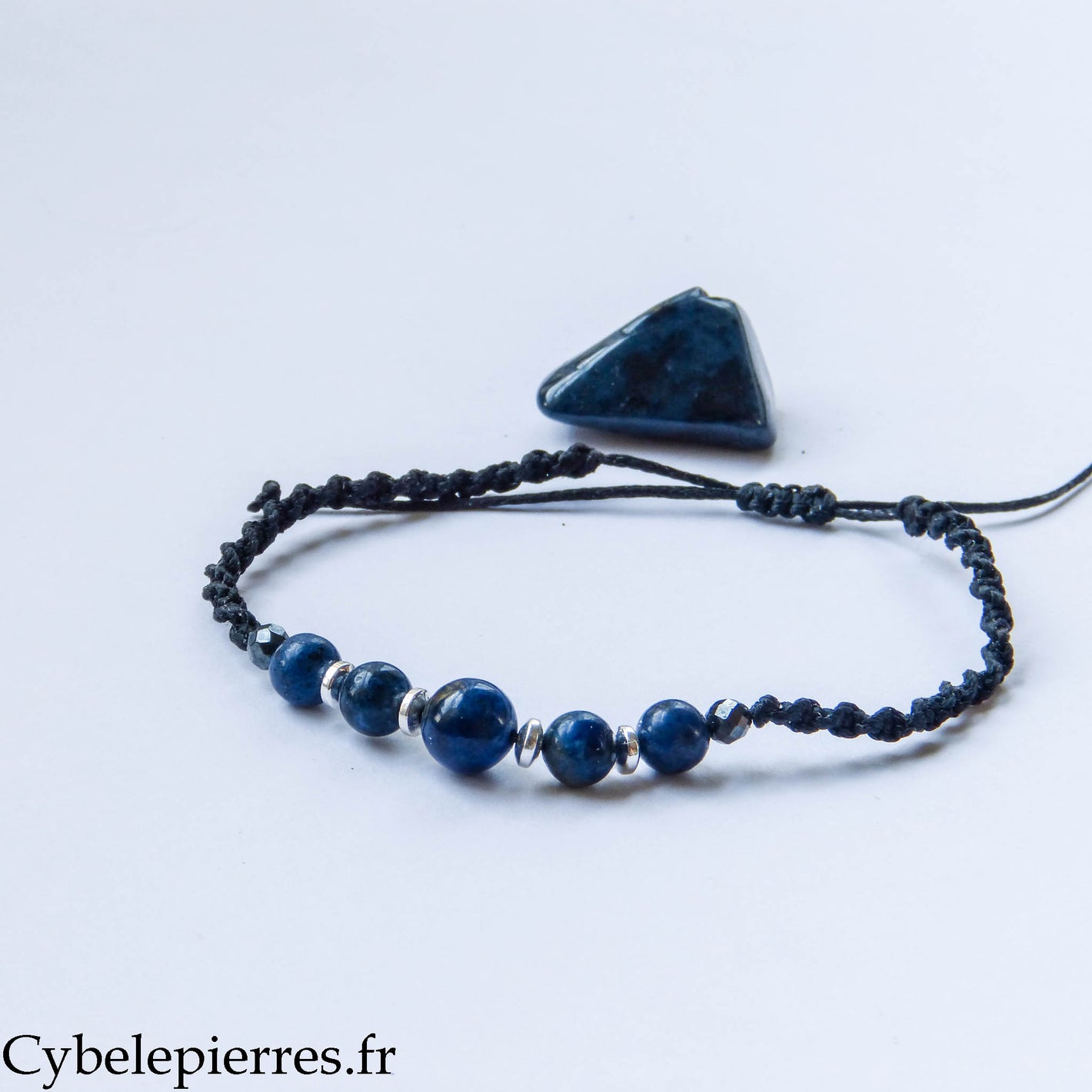 Bracelet réglable Dumortiérite